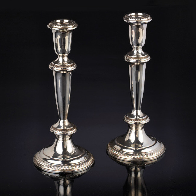 Silver candlestick Silver candlestick