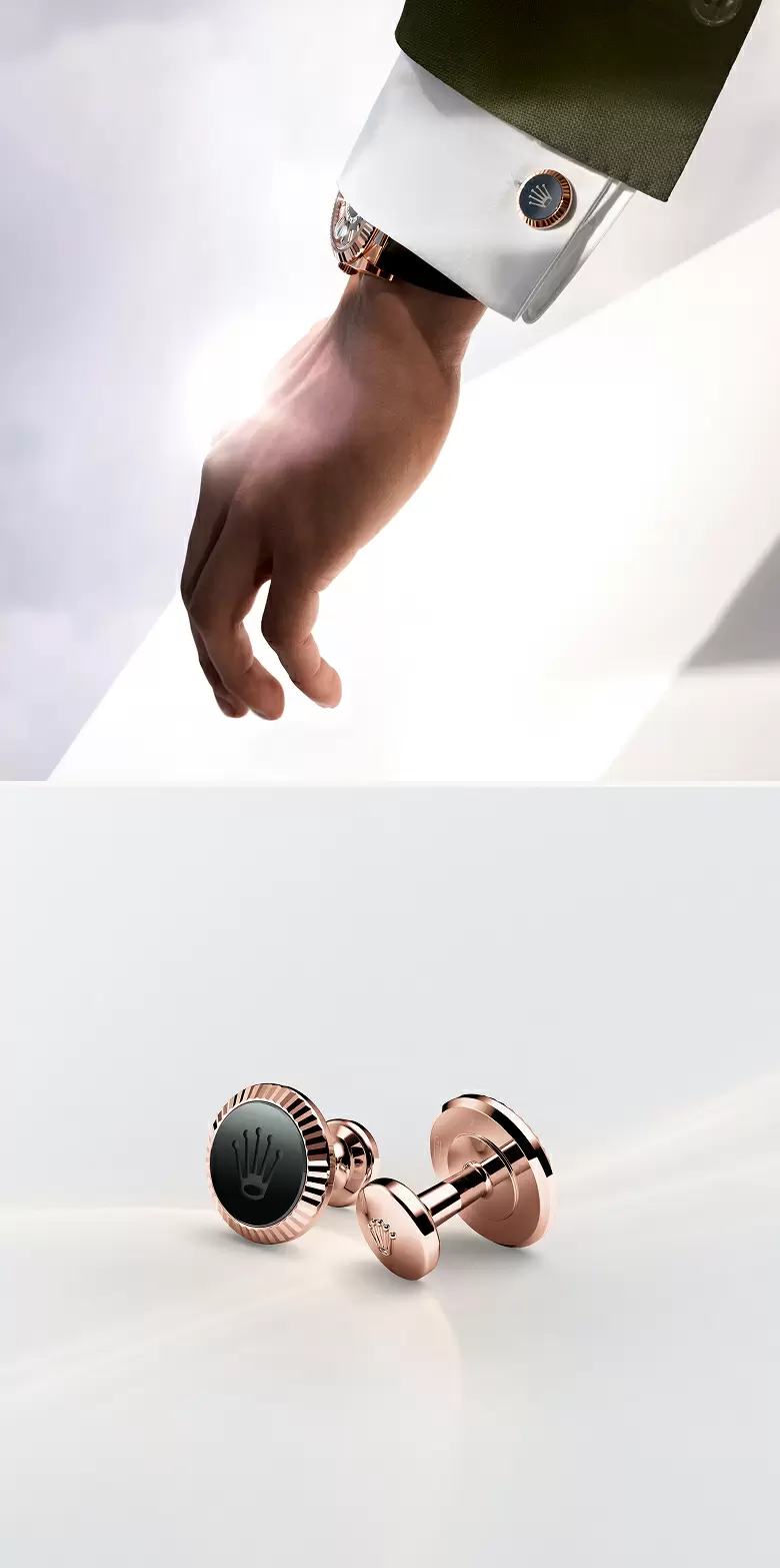 Rolex “Fluted“ cufflinks