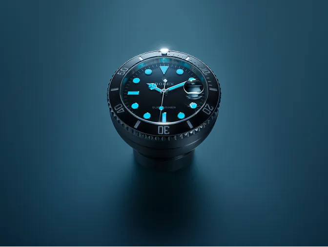 Calendar clock Rolex