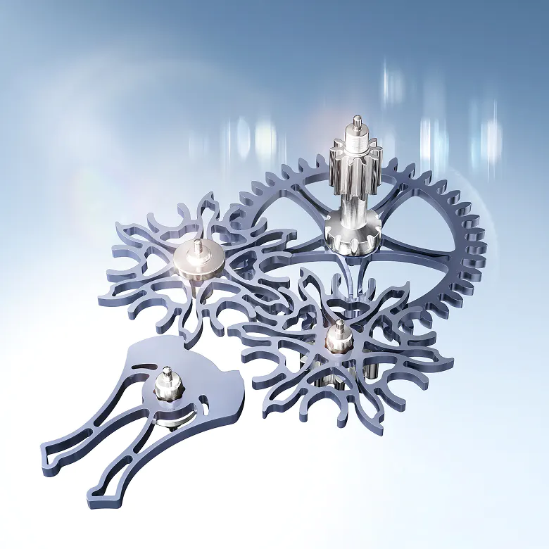 Calibre 7135<br>
Dynapulse escapement