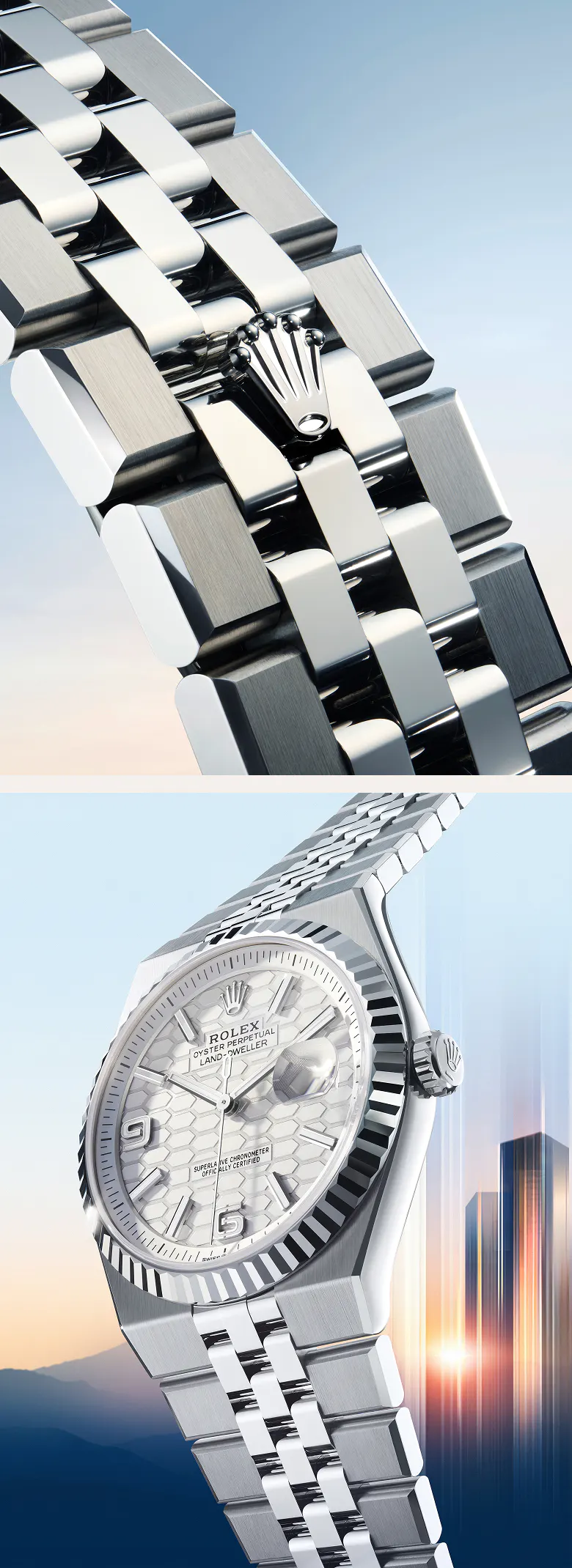 Flat Jubilee bracelet<br>
One with the case