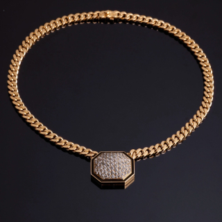 Samanta, Gold and diamond necklace