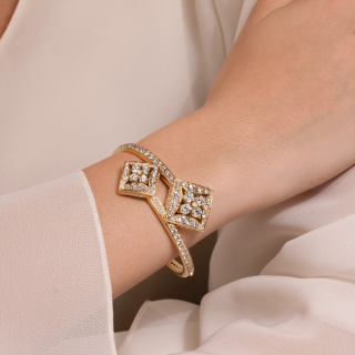 Lucilla, Gold and diamond bracelet
