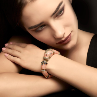 Chimera, Hard stone, coloured gem and diamond bracelet