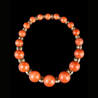 Dorian, Hard stone and diamond necklace