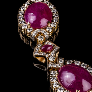 Rubinia, Choker with Burmese ruby and diamonds&nbsp;
