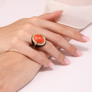 Drusilla, Hard stone and diamond ring&nbsp;