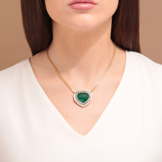 Venezia, Coloured gem, diamond and enamel necklace