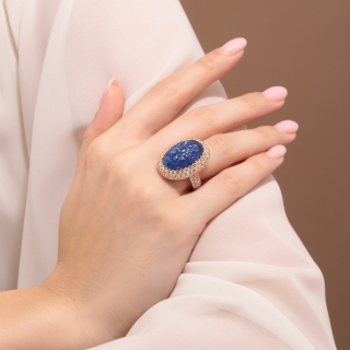 Maratea, Coloured
gem and diamond ring