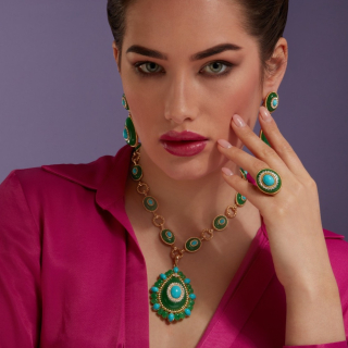 Goccia Di Mare, Hard
stone and diamond ring