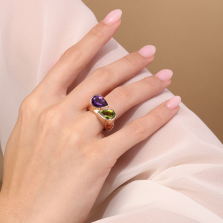 Rosé, Coloured gem ring