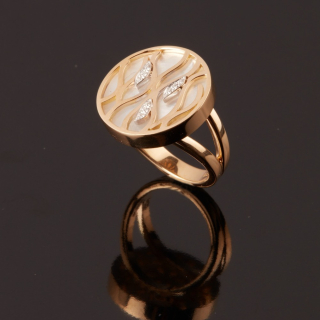 Fiammetta, Hard stone and diamond ring