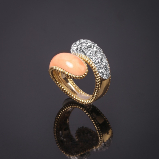 Anniversary, Hard stone and diamond ring