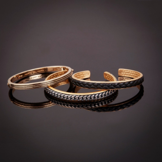 Bracelets, Plated silver bracelets