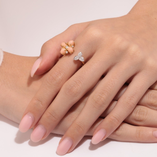 Fortuna, Hard stone and diamond ring