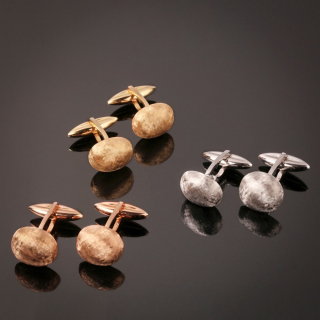 Cufflinks, A selection of white, yellow and rose gold
