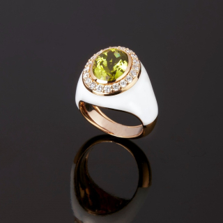 Allegria, Coloured gem and diamond ring