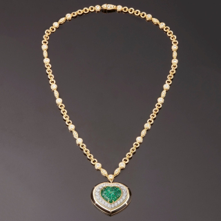 Venezia, Coloured gem, diamond and enamel necklace