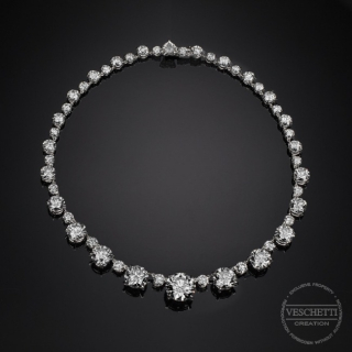 Principessa, Magnificent brilliant-cut diamond necklace