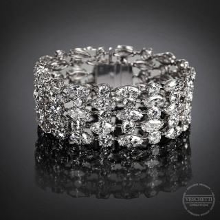 Kate, Marquise and brilliant cut diamond bracelet