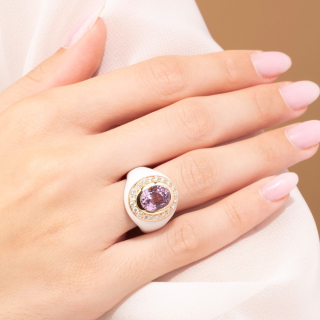 Allegria, Coloured gem and diamond ring