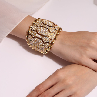 Notti Africane, Gold and diamond bracelet