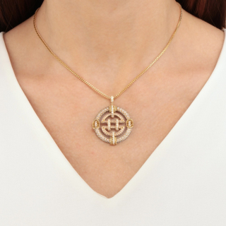 Oriente, Gold and diamond necklace
