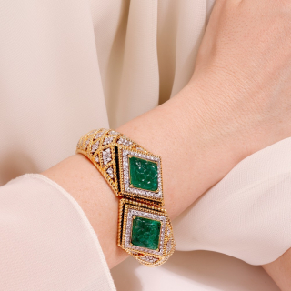 Venezia, Coloured gem and diamond bracelet