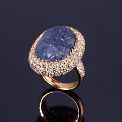 Maratea, Coloured
gem and diamond ring