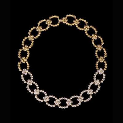 Arena, Gold and diamond necklace