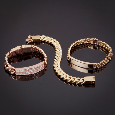 Bracelets, Gold and diamond bracelets