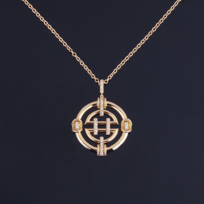 Oriente, Gold and diamond necklace