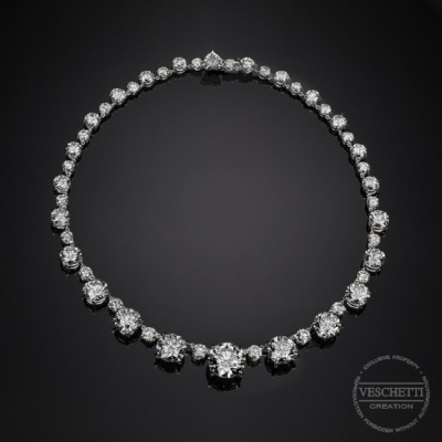 Principessa, Magnificent brilliant-cut diamond necklace