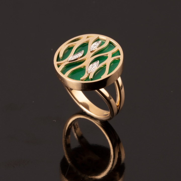 Fiammetta, Hard stone and diamond ring