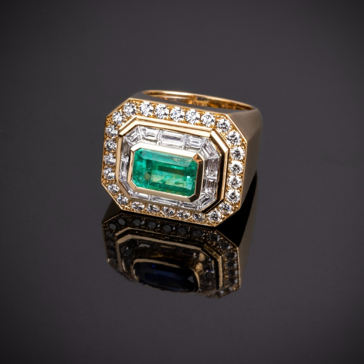 Primavera, Coloured gem and diamond ring