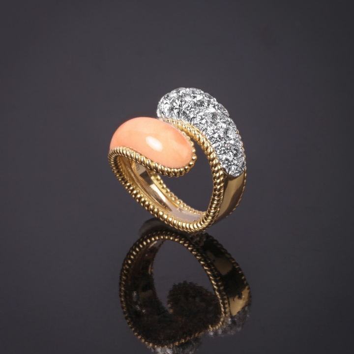 Anniversary, Hard stone and diamond ring