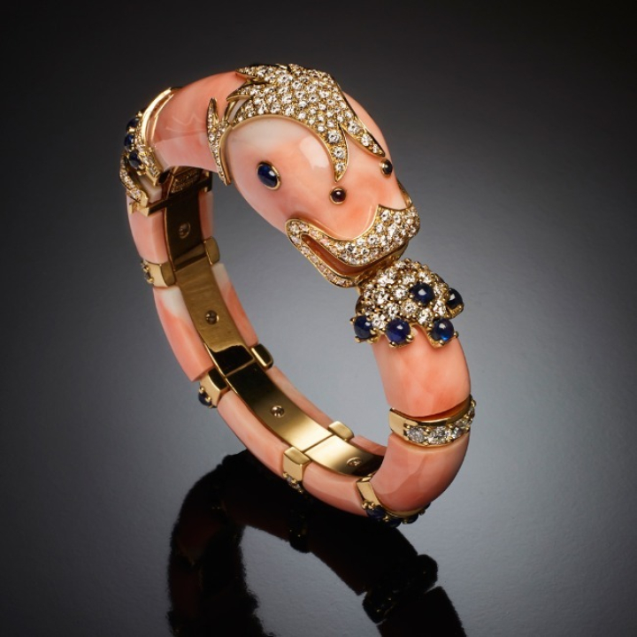 Chimera, Hard stone, coloured gem&nbsp;and diamond bracelet