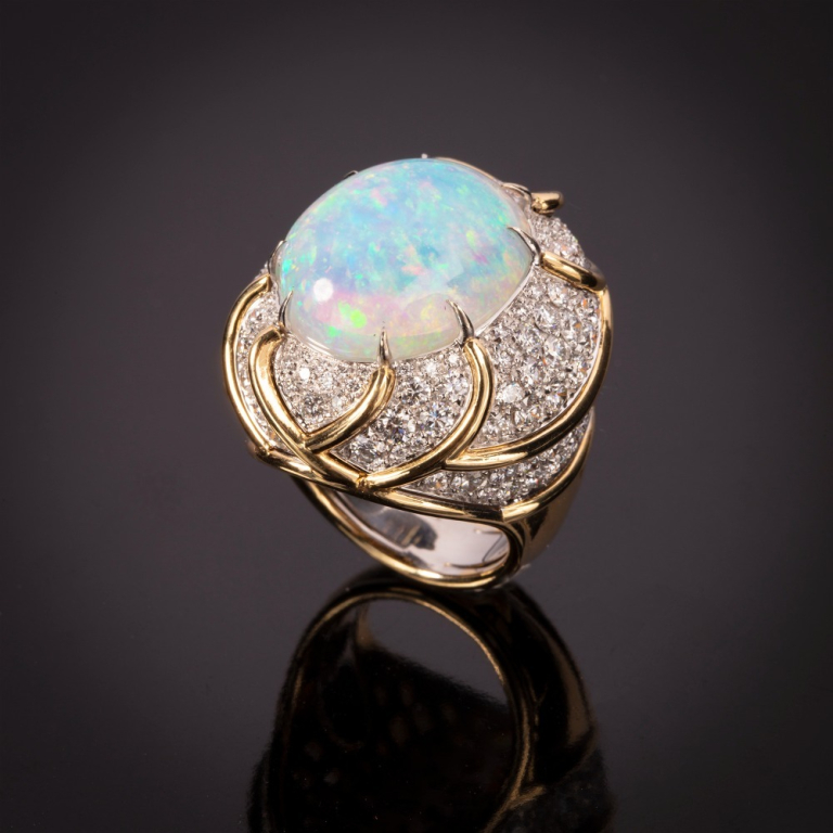 Turbante, Hard
stone and diamond ring