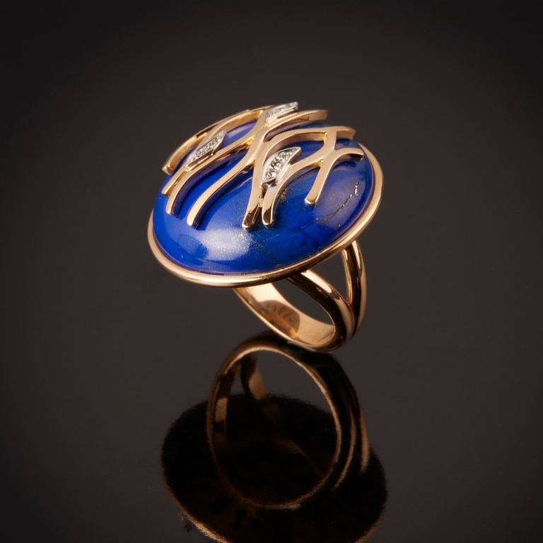 Fiamma, Hard stone and diamond ring