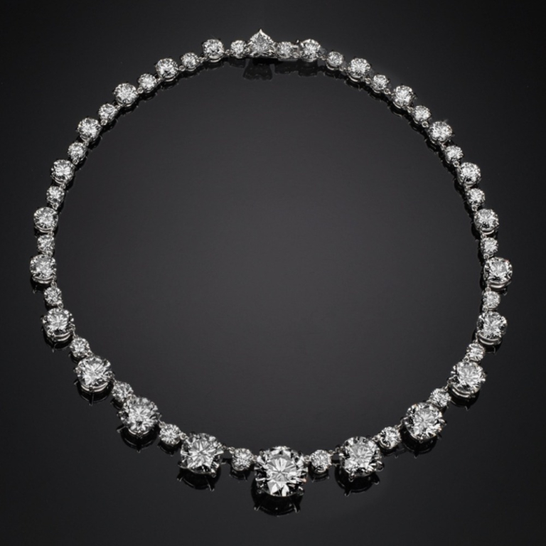 Principessa, Magnificent brilliant-cut diamond necklace