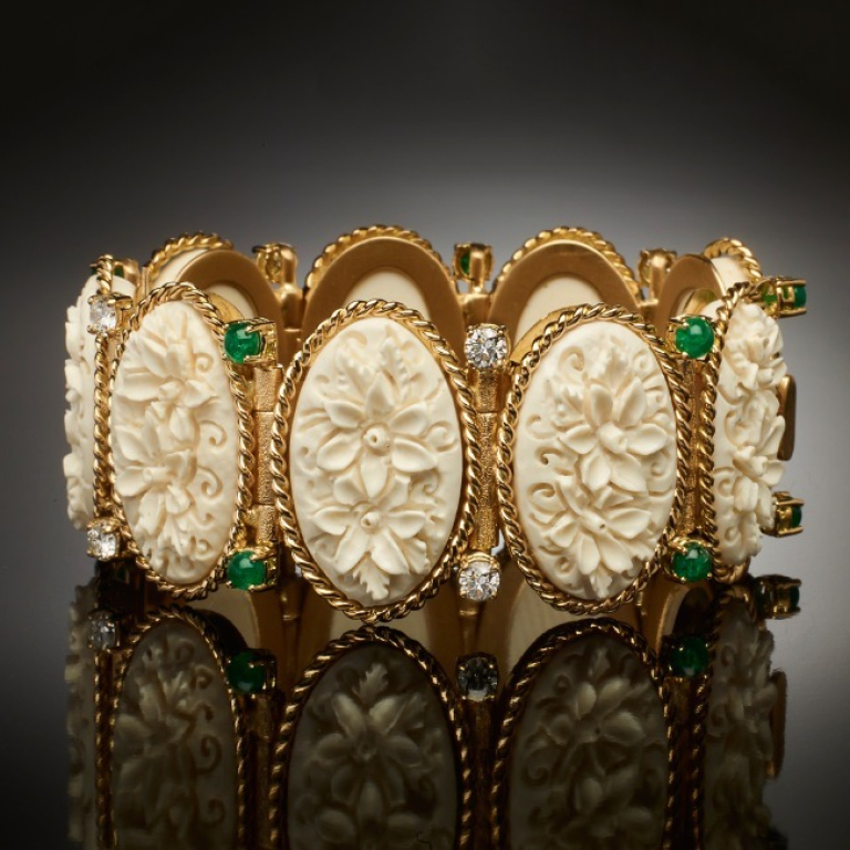 Marrakech, Hard stone, coloured gem and diamond bracelet